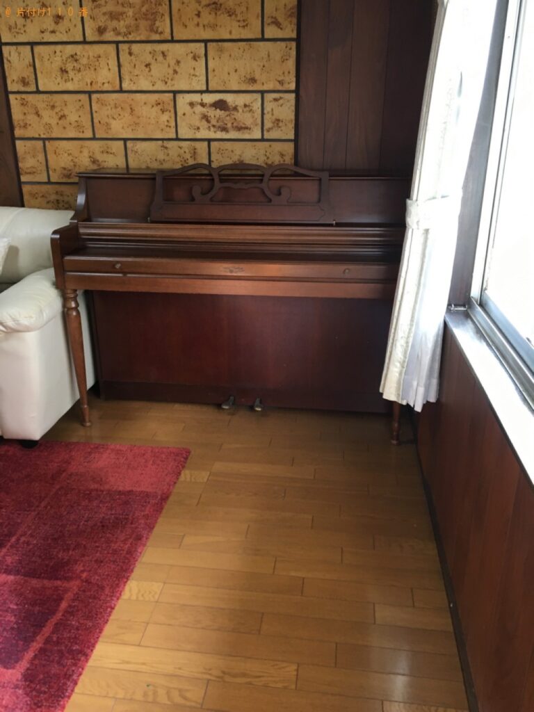 【大垣市錦町】ピアノの回収・処分ご依頼　お客様の声
