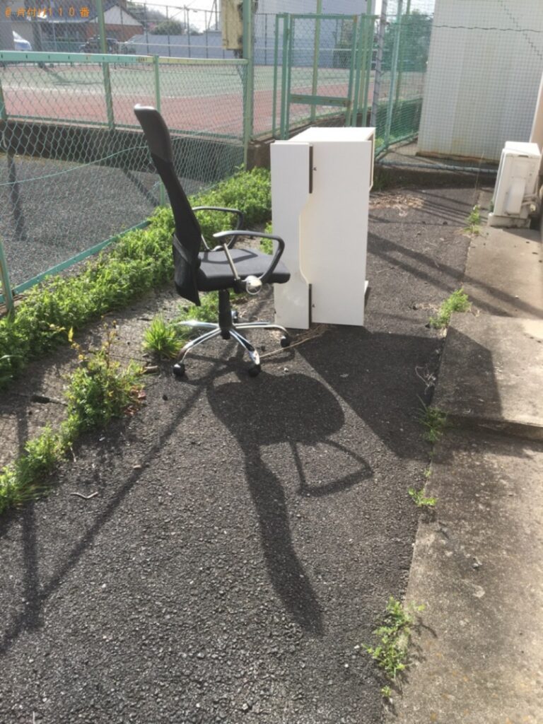 【大垣市赤坂町】PCデスク、椅子の回収・処分ご依頼　お客様の声