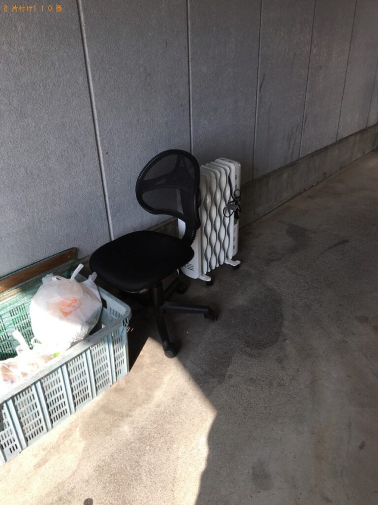 【本巣郡北方町】椅子、オイルヒーターの回収・処分ご依頼