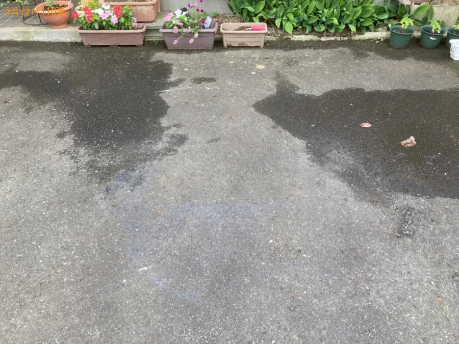 収納ケース、コンポ、自転車、カーペット、自転車、一般ごみ等の回収